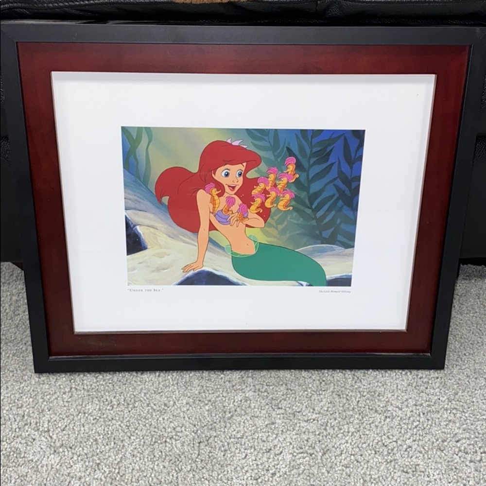Custom Framed Little Mermaid Picture